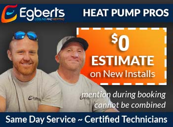 belleair beach heat pump install or repair Egbert's Cooling & Heating